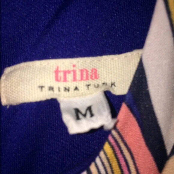 Trina Turk Jackie Printed Halter Dress Size M - Picture 7 of 8